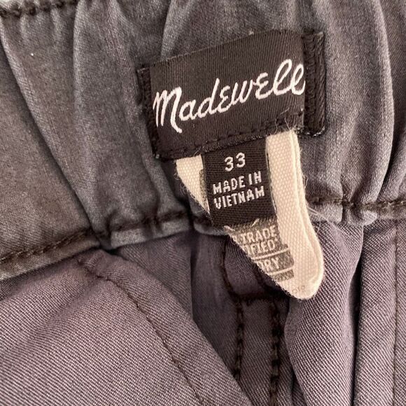 Madewell Men's The Weekend Shorts Black Coal Size 33 NWOT‎ - Picture 5 of 6